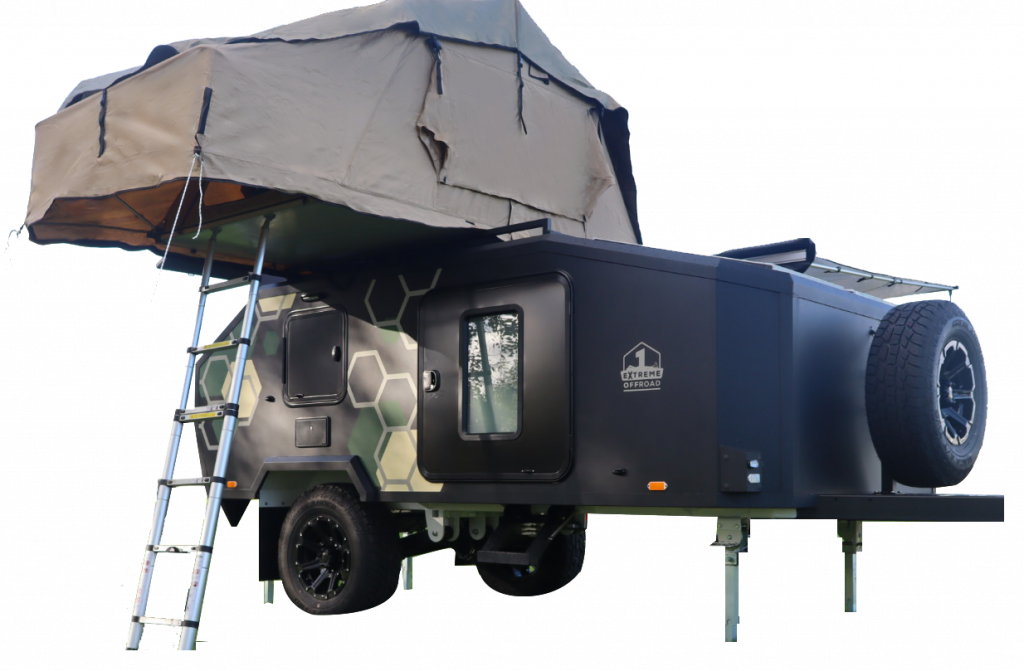 Image of camper and roof tent
