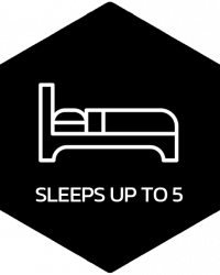 Sleeps up to 5